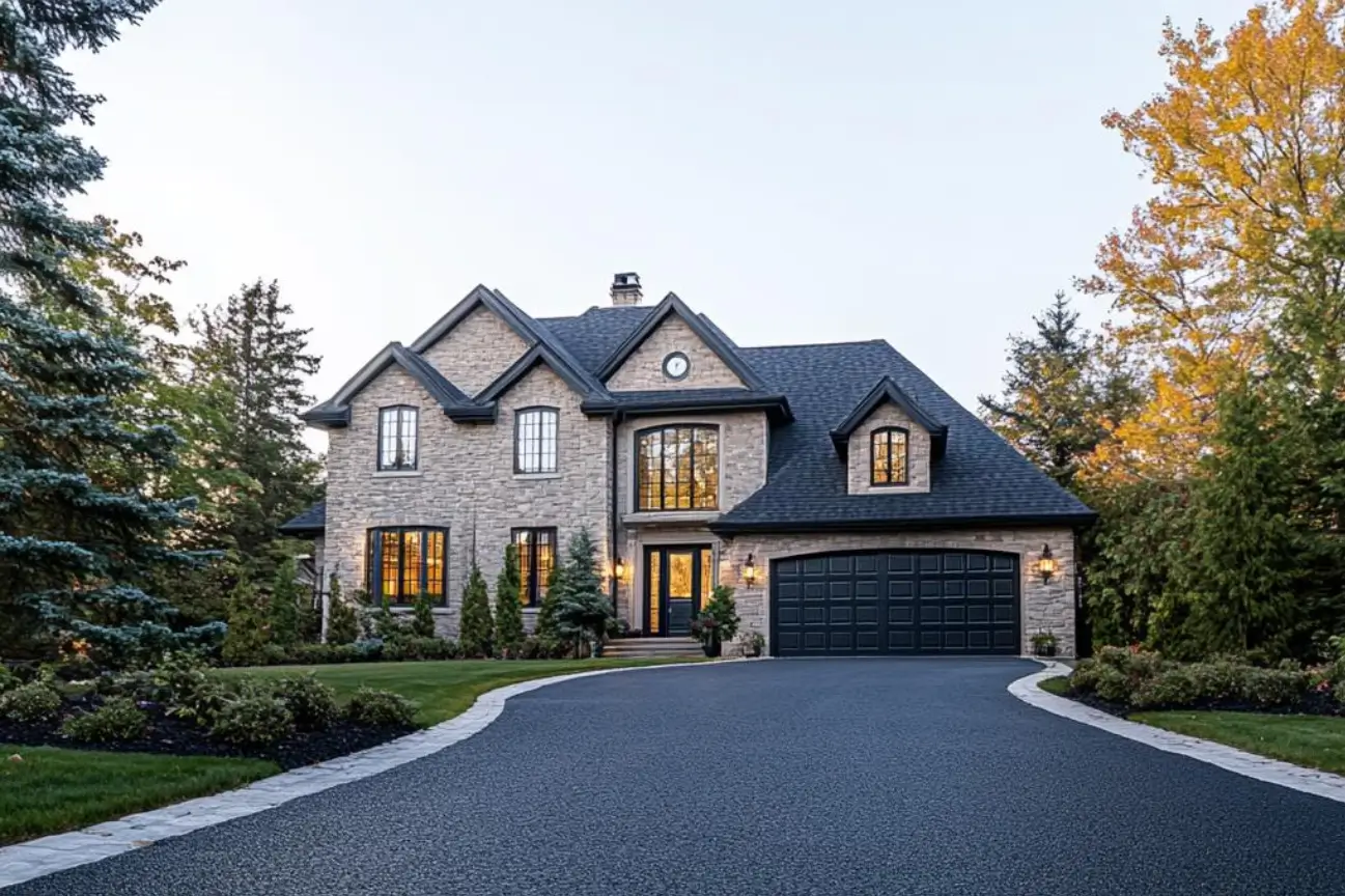 Modern residential Driveways constructed by Asphalt Contractors Auckland showcasing expert Driveways construction and repair in Auckland.