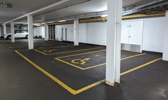 Indoor Car Parks completed by Asphalt Contractors Auckland reflecting personalized customer service and support.